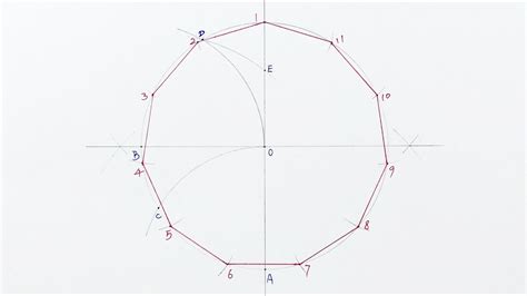 Constructing A Hendecagon11 Sided Polygon Inside A Circle Step By