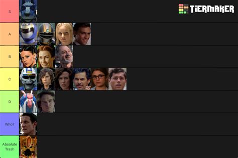 Extra Power Rangers And Allies List Tier List Community Rankings TierMaker