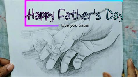Maybe you would like to learn more about one of these? Father's day special drawing || 1 Easy way to draw Father ...
