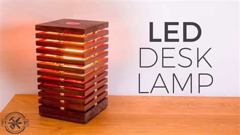 Diy Desk Lamp With Color Changing Led Light Youtube