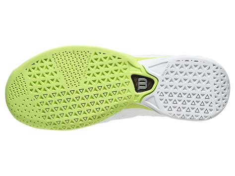 Wilson Womens Rush Pro Hard Court Tennis Shoes Whitecyber Green