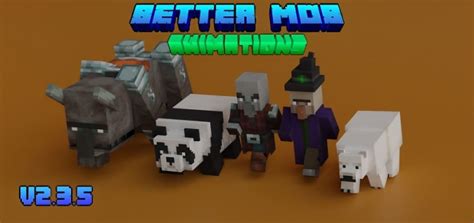 Better Mob Animations Resource Pack For Minecraft