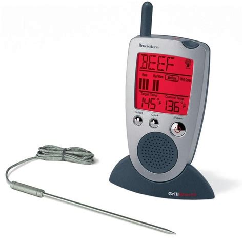 Grill Alert Talking Remote Meat Thermometer At Brookstone—buy Now