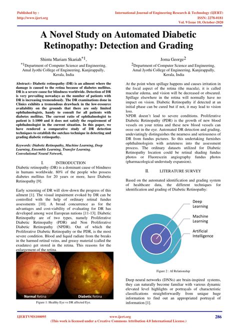 Pdf A Novel Study On Automated Diabetic Retinopathy Detection And