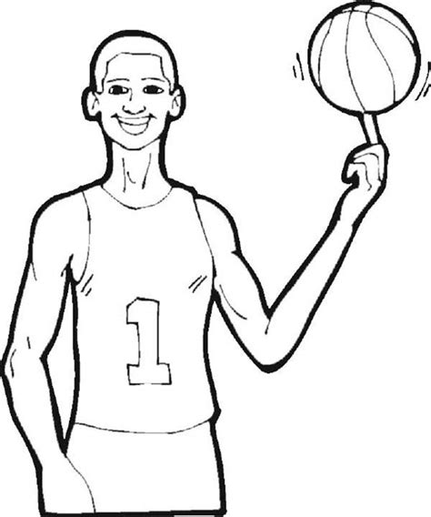 Coloring sheets based on sports will encourage the children to indulge in physical activities for a better and fitter life. The Tallest NBA Player Coloring Page | Color Luna