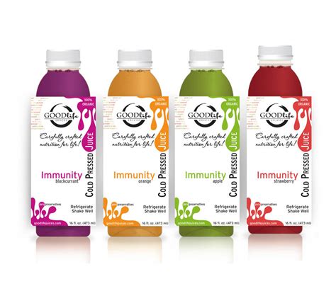 Cold Pressed Juice Label Design By Garryveda On Deviantart