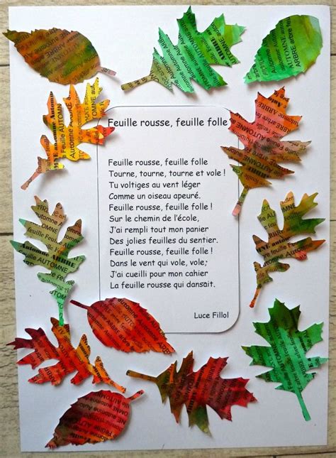 Feuilles De Mots Le Tour De Mes Idées Arbre Automne Feuille