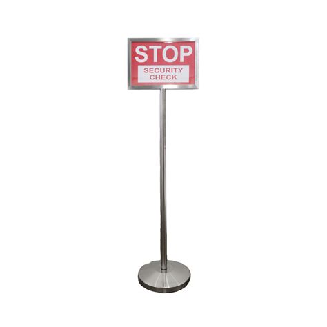 1740ss Stainless Steel Portable Sign Stand Great Partner