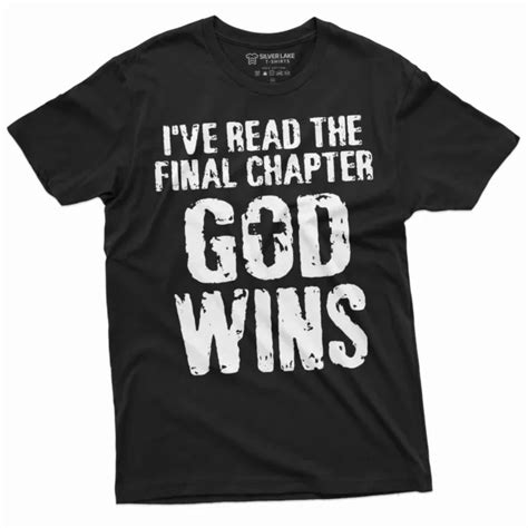 jesus christ t shirt bible verse church religion christian tee god wins shirt 18 99 picclick