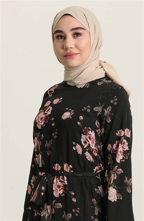 Black Hijab Dress 3114 01 Sefamerve