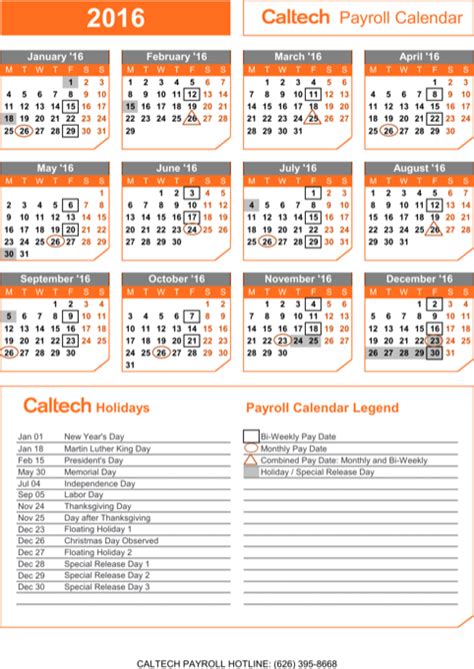 Download Payroll Calendar Templates For Free Formtemplate