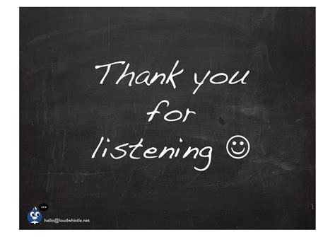 Thank You For Listening Wallpaper
