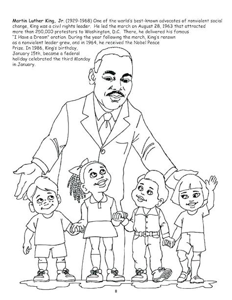 I Have A Dream Coloring Pages At Free Printable