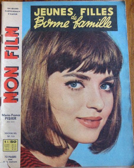 Marie France Pisier Mon Film Magazine April 1964 Cover Photo France
