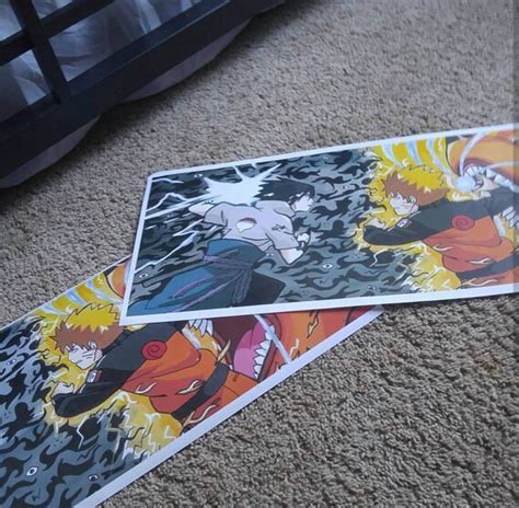 Naruto Vs Sasuke Print By Kianamarts On Etsy
