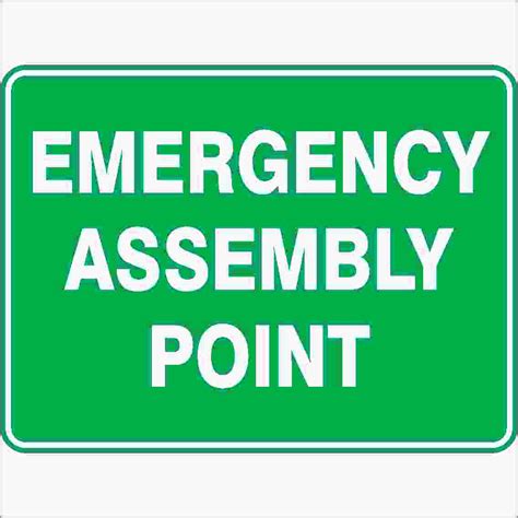 Emergency Assembly Point Discount Safety Signs New Zealand