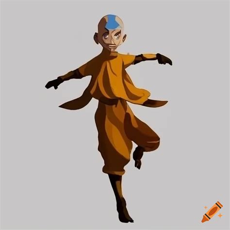 Silhouette Of Aang From Avatar The Last Airbender