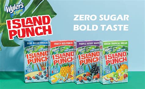 Wylers Light Island Punch Singles To Go Water Drink Mix