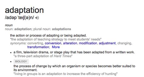 Fiction Adaptation What Is Adaptation
