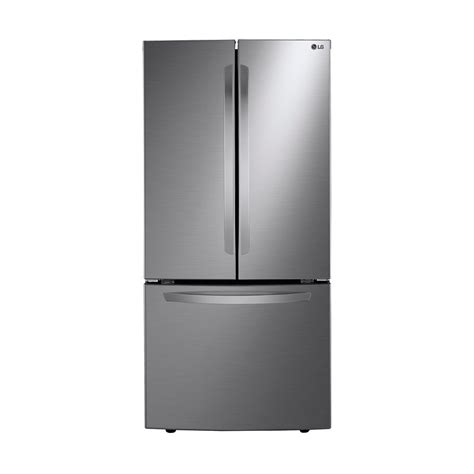33 inch w 25 cu ft french door refrigerator in platinum silver energy star lrfns2503v lg
