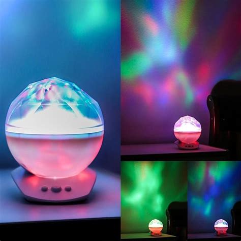 Led Aurora Borealis Projector Lamp Wmusic Night Light Projector