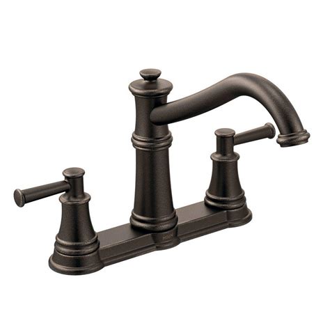 These kitchen faucets have all been quality tested to ensure that you get the more value for your money and we have also considered style to make sure your matches or even improves the overall look of your home. MOEN Belfield 2-Handle Standard Kitchen Faucet in Oil ...