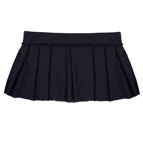 Us Womens Pleated Mini Skirt Schoolgirl Micro Tennis Skirt Cosplay Club