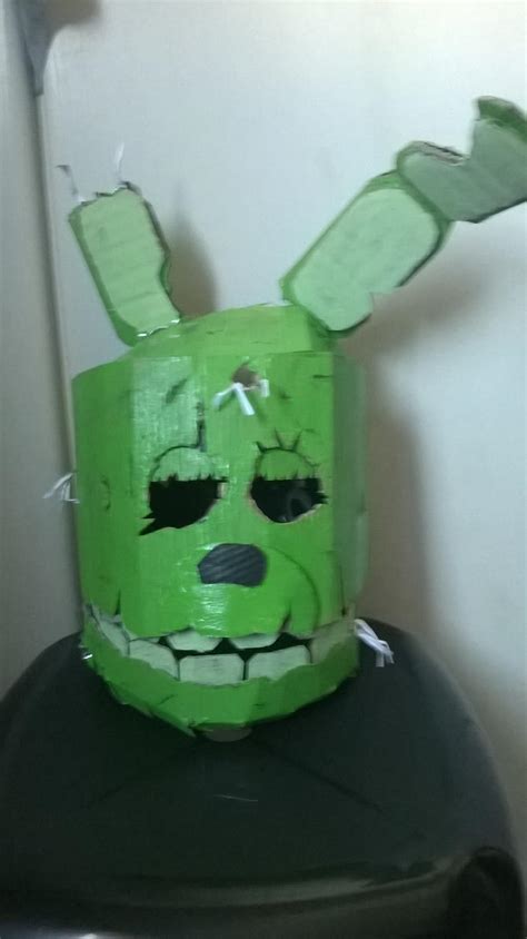 Springtrap Mask By Paperfreddy On Deviantart