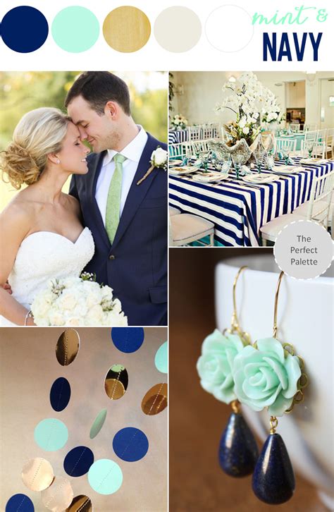Color Story Mint Navy The Perfect Palette