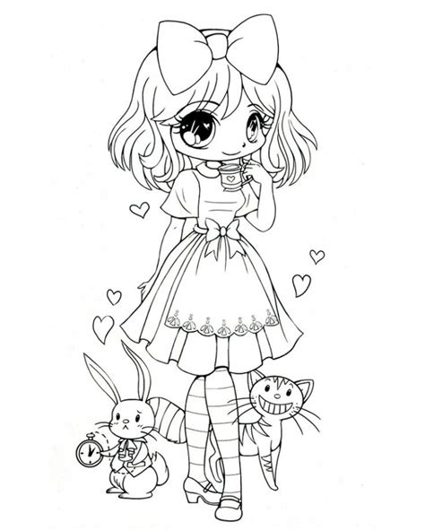 Cute chibi princess coloring pages. Get This Free Preschool Chibi Coloring Pages to Print T77HA