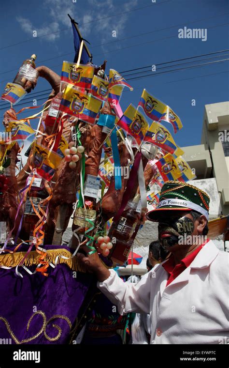Tradicional Fiesta De La Mama Negra En Latacunga Ecuador Sudamérica
