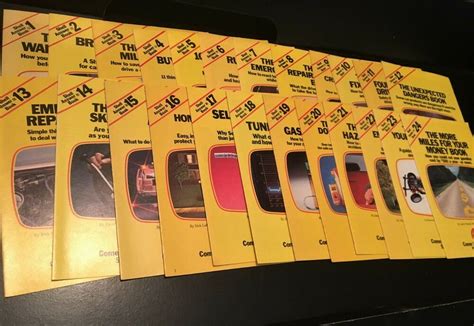 Shell Gasoline Answer Book Lot Of 24 1976 1980 Car Vehicle Gas Oil 1 24