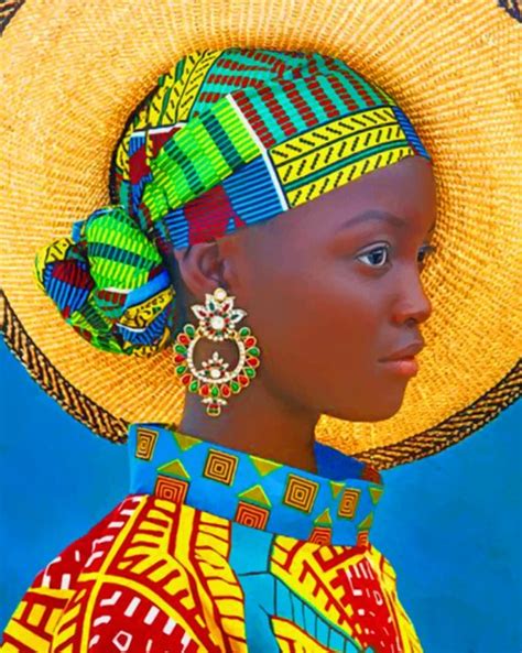 Afro Girl New Paint By Numbers Numeral Paint Kit