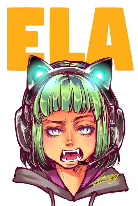 Ela With Cat Ear Headphones Rainbow Six Siege Know Your Meme