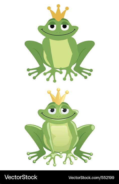 Frog Prince Royalty Free Vector Image Vectorstock