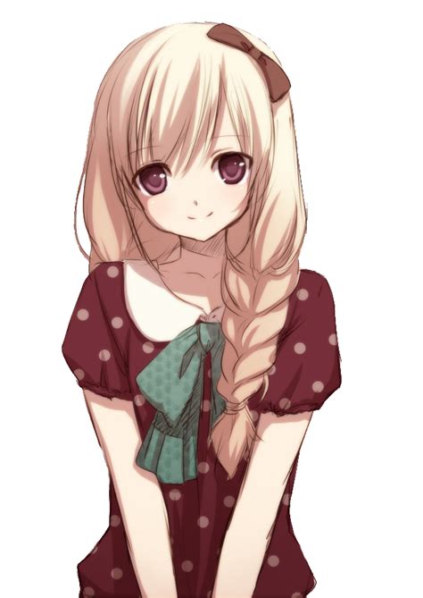 Cute Anime Girl Png Image Png All