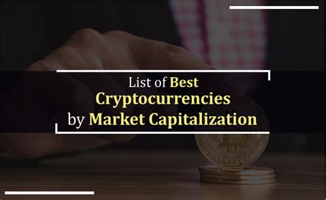 You can also compare market cap dominance of various. Best Cryptocurrencies By Market Capitalization In 2020