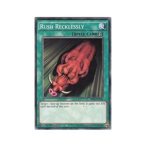 Yu Gi Oh Card Bp03 En134 Rush Recklessly Shatterfoil Chaos Cards