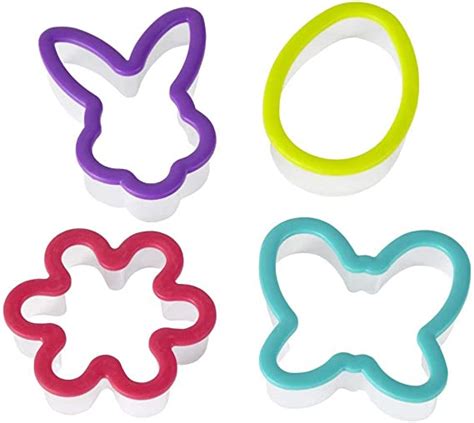 Wilton Easter 4pc Grippy Cutter Set Easter Cookie Cutters