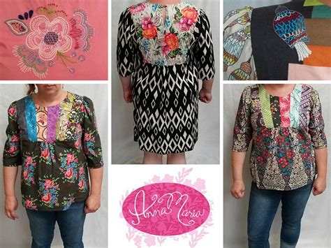 Painted Portrait Blouse And Dress With Images Blouse Dress Pattern
