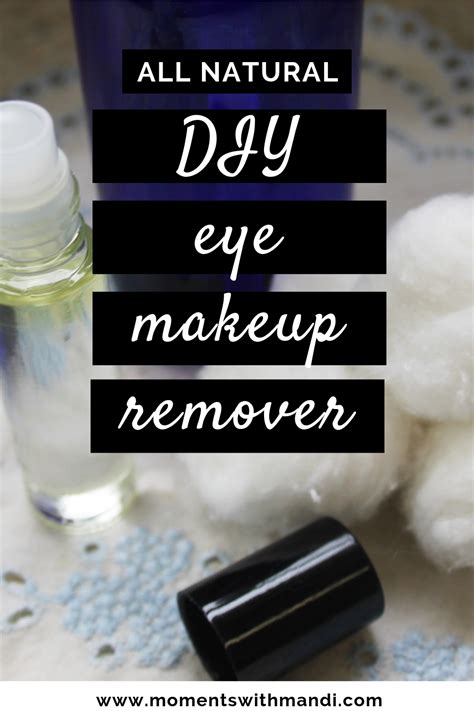 Press eye makeup remover on your eyelashes with a cotton for couple of seconds and wait for few minutes so that your skin absorbs it. All Natural Eye Makeup Remover DIY | Makeup remover, Eye ...