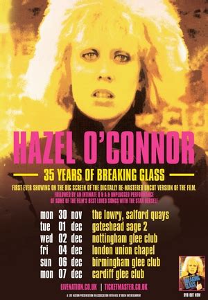 Hazel O Connor To Celebrate Breaking Glass Anniversary With Special