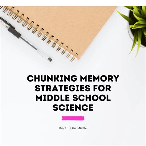 Chunking Memory Strategy In Middle School Science Bright In The Middle