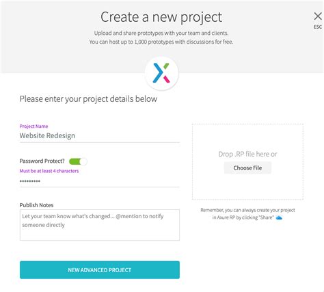 Publishing Axure Rp Projects To Axure Cloud Axure Docs