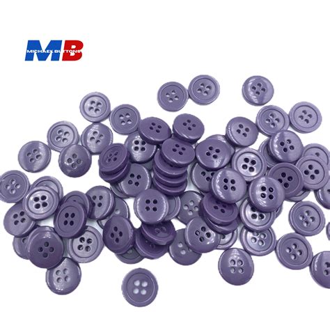 10 To 1000 Pcs 15mm Chalk Buttons 4holes Black Navy Purple Etsy