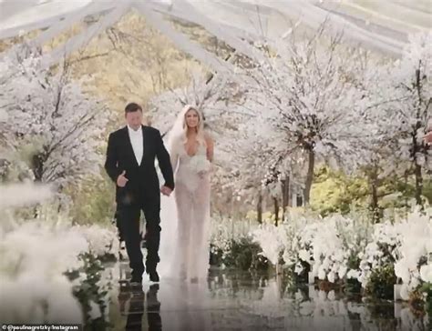Paulina Gretzky Shares Glimpse Into Dustin Johnson Wedding Vows