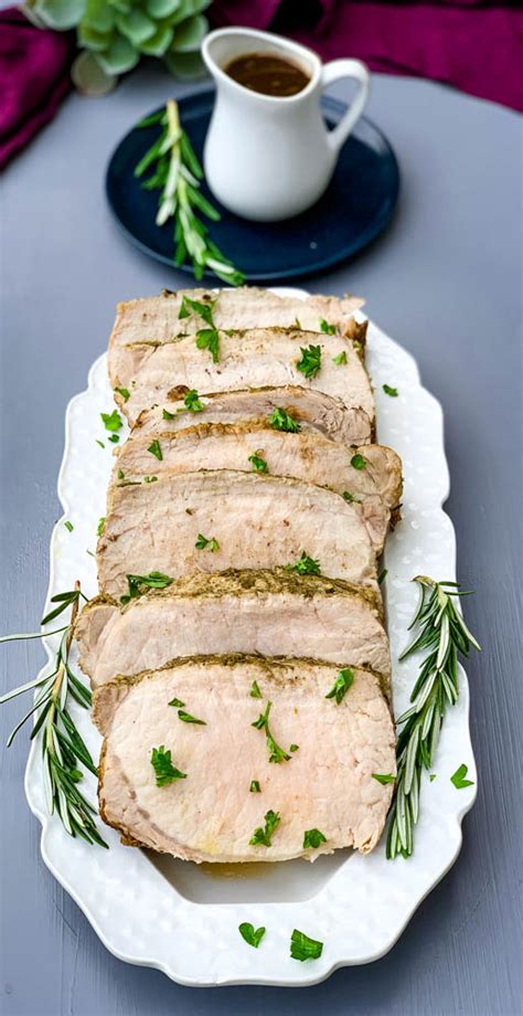 Season pork tenderloin with greek seasoning, salt, and pepper. Easy, Instant Pot Pork Loin Roast + {VIDEO}