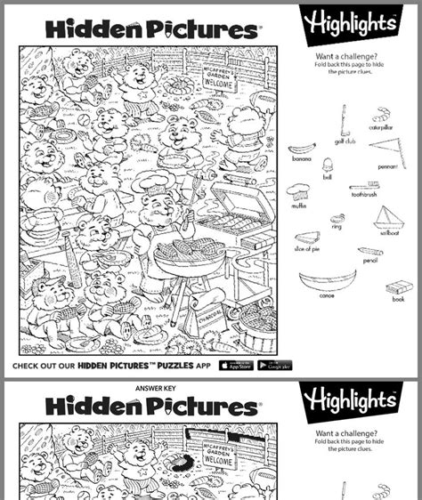Bildergebnis Für Hidden Pictures Highlights 650 Picture Clues Hidden