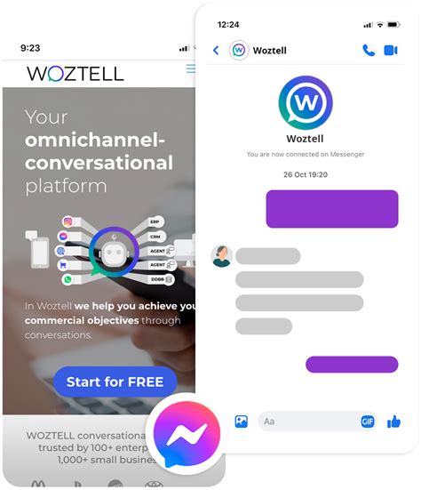 Facebook Chat Plugin Campaign Woztell