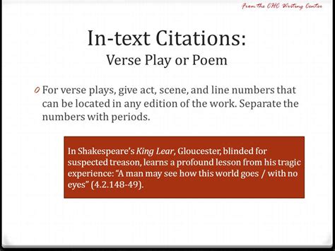 Give it a try now: In Text Citation Shakespeare Mla | freeCitation